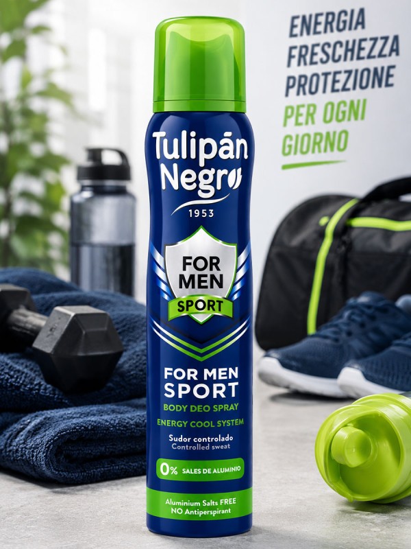 Tulipan Negro Deo Spray For Men Sport 200ml