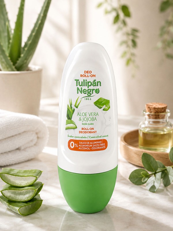 Tulipan Negro Deo Roll-On Aloe Vera & Jojoba 50ml