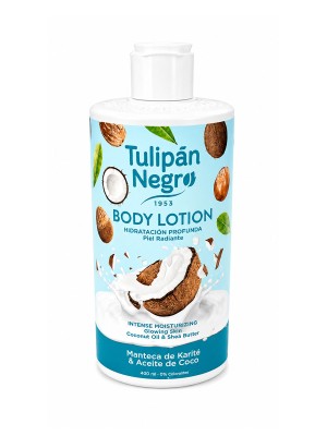 Tulipan Negro Body Lotion Manteca de Karite & Aceite de Coco 400ml