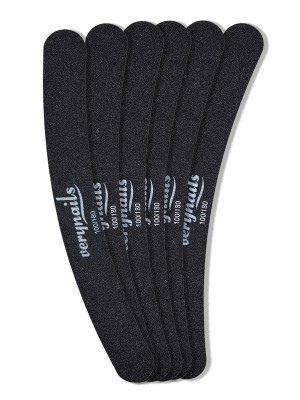 Very Nails Set di Lime Professionali Mezzaluna Grana 100/180